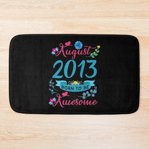 Item preview, 8th Birthday Floral  For Girls Born In August 2013 Premium  designed and sold by CuthbertShop.