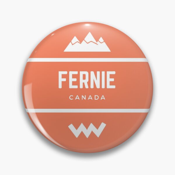 Item preview, Fernie Alpine Resort in the Lizard Range, British Columbia, Canada, North America - Mountain Hiking Snowboard Ski Resort Vintage Logo designed and sold by Vintage-TM.