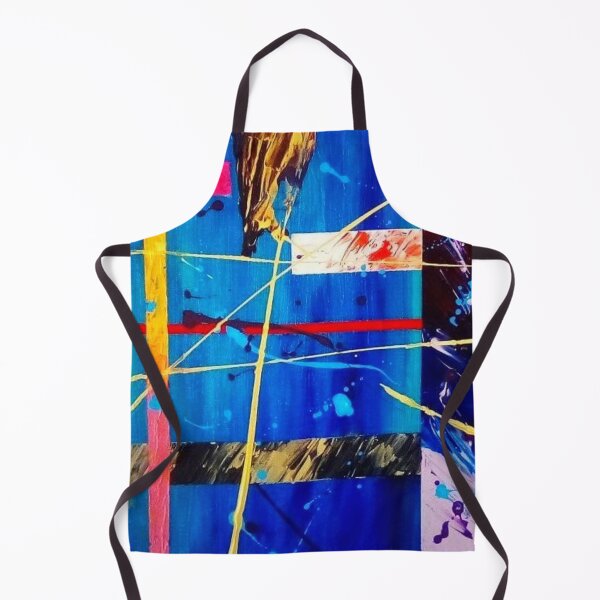Aperçu de l'œuvre Lignes Abstrait Bleu créée et vendue par BhARTi Taylor.