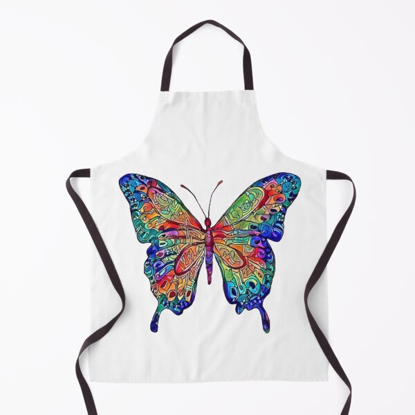 Item preview, Painted Vintage Trippy Butterfly 1960s 1970s designed and sold by ittybittyowl.
