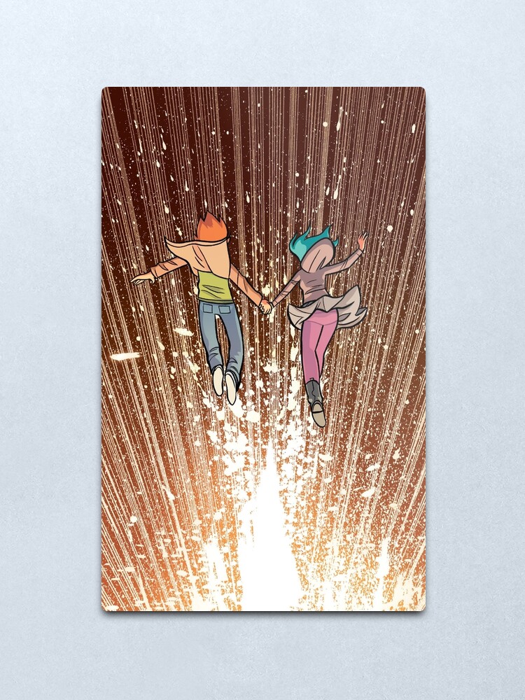 Alternate view of Ramona and Scott to the end Metal Print