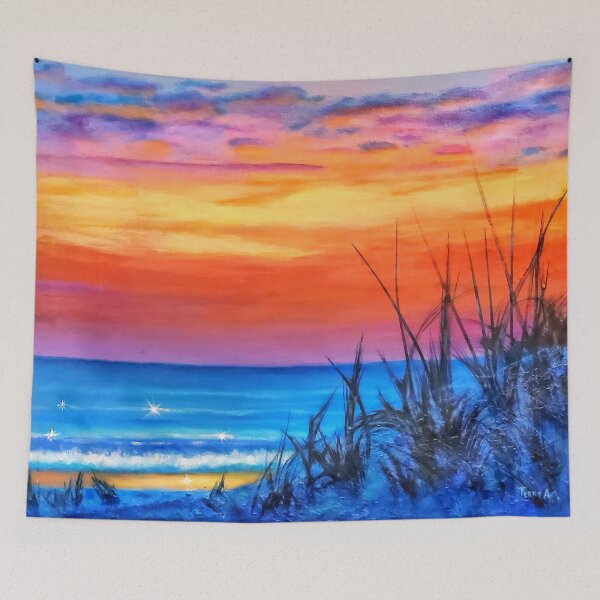 Item preview, Summer Sky - Beach and Water Sunrise or Sunset designed and sold by terrysobonart.