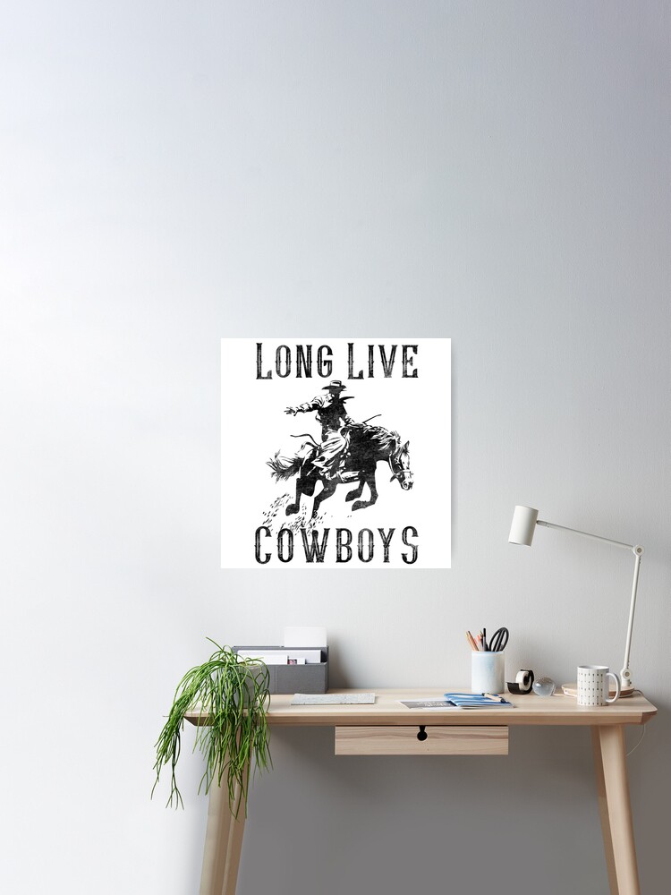 Long live cowboys Sticker for Sale by nikkisstuff76