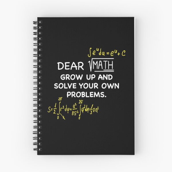 Item preview, Dear Math: Grow Up and Solve Your Own Problems designed and sold by NadyaCC.