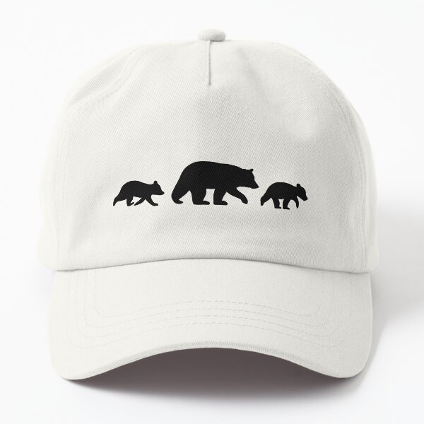 Item preview, Black Bear with Cubs Silhouettes designed and sold by Jenn Inashvili.