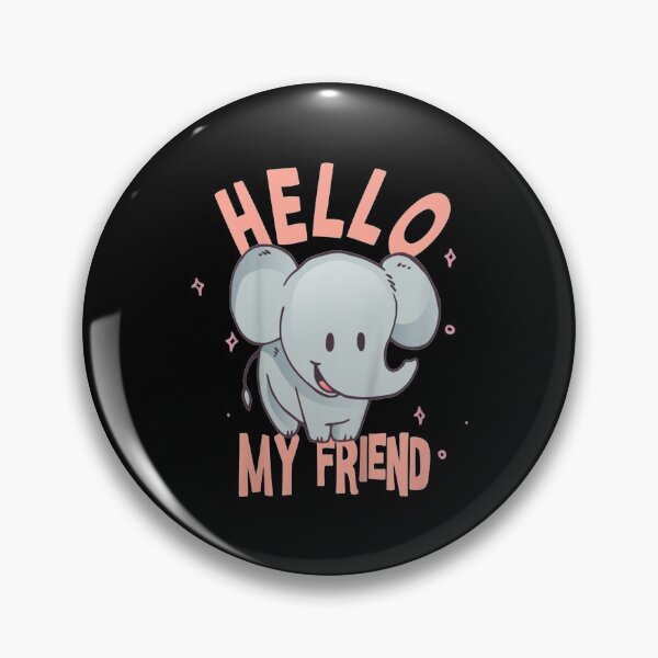 Item preview, Kids Kids Kindergarten Graduate Hello my Friend cute elephant  designed and sold by JethroShop.
