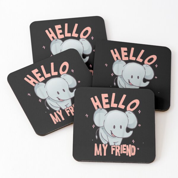 Item preview, Kids Kids Kindergarten Graduate Hello my Friend cute elephant  designed and sold by JethroShop.