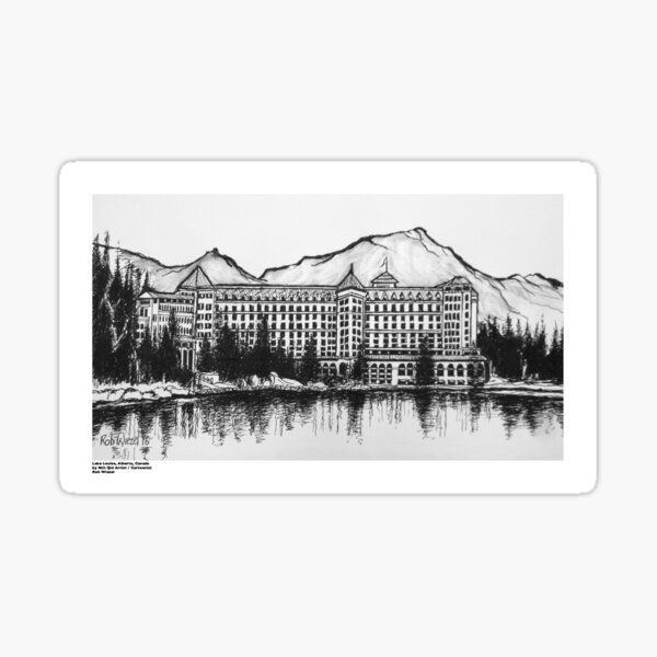 Lake Louise, Alberta, Canada Sticker