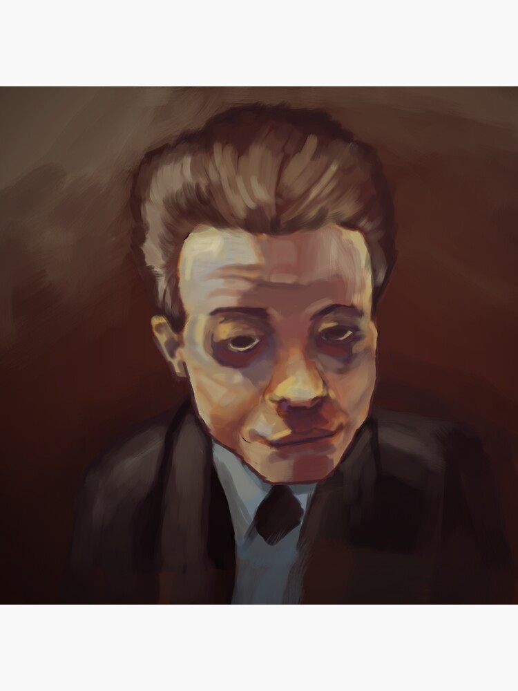 “Geordie Greep Black Midi” Sticker for Sale by kaptainkale | Redbubble