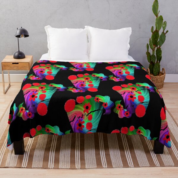 Item preview, Summer Vibes, NR 4, Bold Vibrant Abstraction, graphic psychedelic abstract art, trippy graphic psych designed and sold by TravianDu.