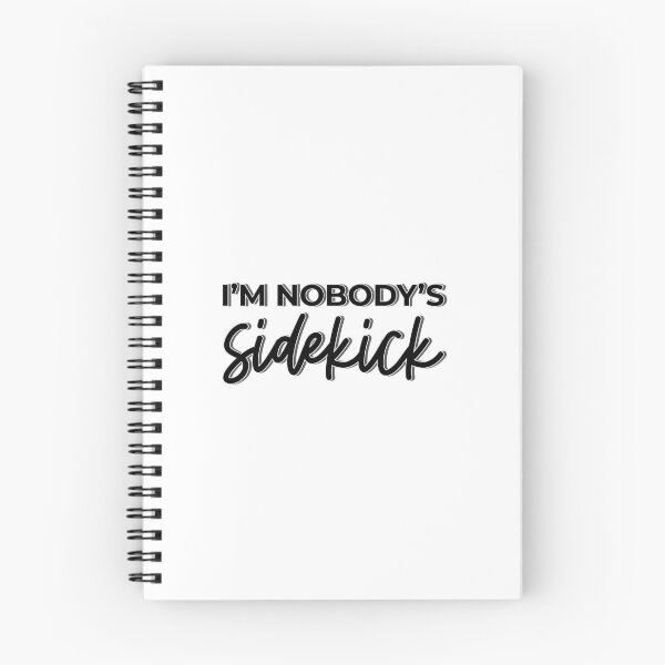 Item preview, I'm nobody's sidekick. Percy Jackson inspired Annabeth Chase. Girl power. PJO designed and sold by MultiFandomFan.