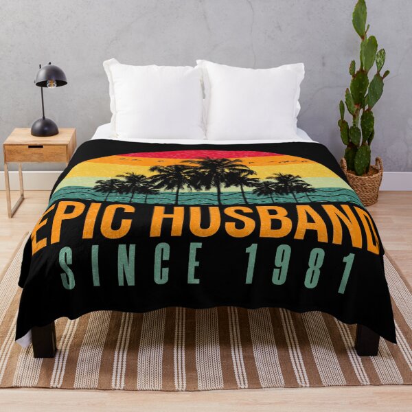 Item preview, Epic Husband Since 1981 - Funny 40th wedding anniversary gift for him designed and sold by PlusAdore.