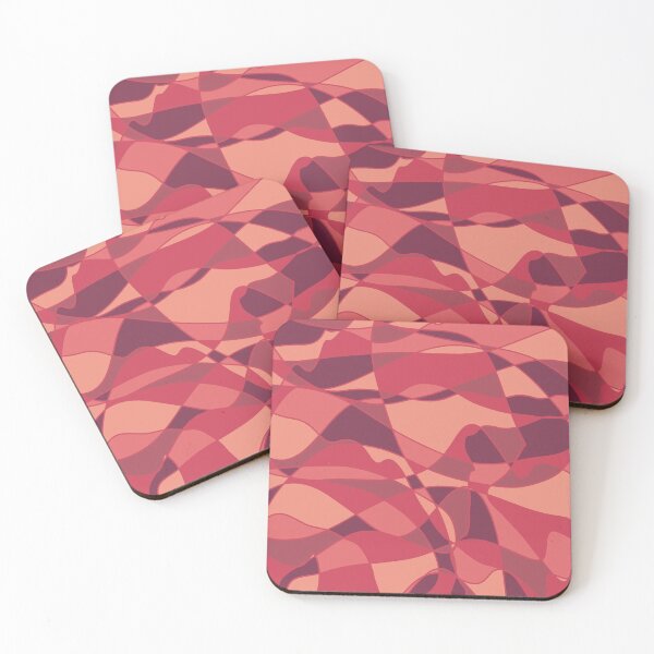 Item preview, Sunset Warm Toned Abstract Art Geometric Line Painting Shapes designed and sold by hopecope.