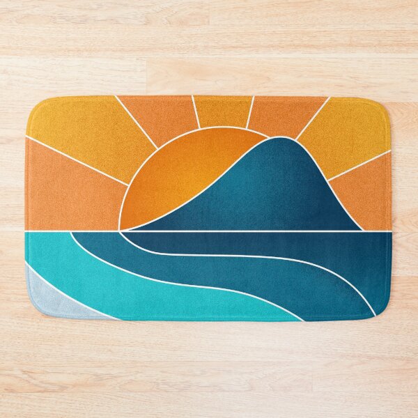 Item preview, Sunset on the beach, Abstract, Sun on the beach, Beach, Sealover, Mid century designed and sold by creativitygood.