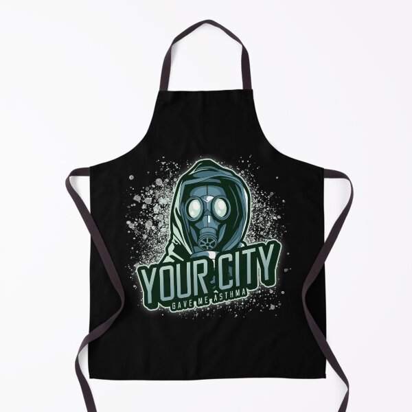 Item preview, Your city gave me asthma -- smog pollution air quality designed and sold by glitchman2.