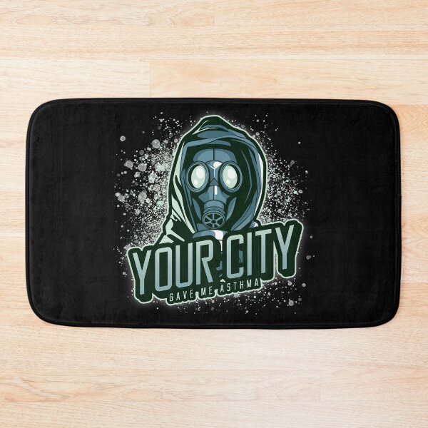 Item preview, Your city gave me asthma -- smog pollution air quality designed and sold by glitchman2.