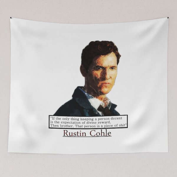 Item preview, True Detective Rust Cohle Like A Tense Everyday Character Find Clues In The Serial Murder Cases designed and sold by TrueDetectiveBr.