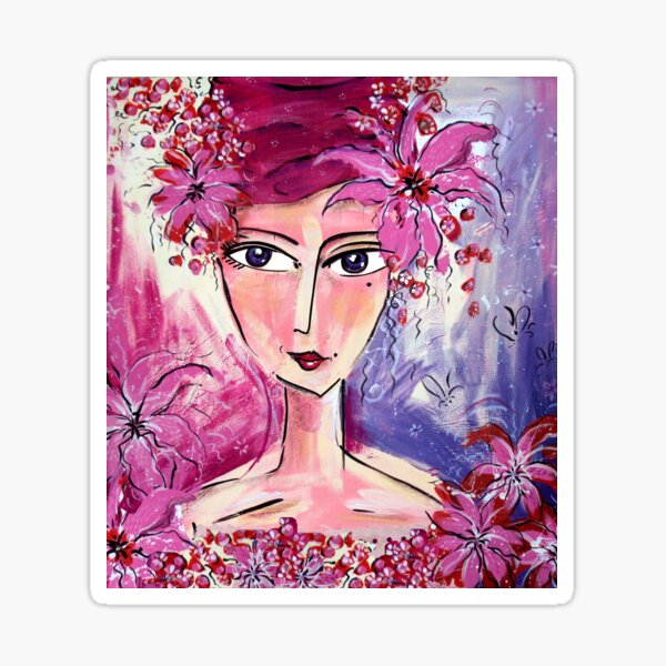 Pink Lady Sticker