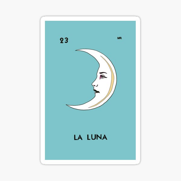 La Luna Badge Reel Moon Interchangeable Badge Reel Cordino Loteria