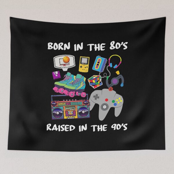 Item preview, Born In The 80's Raised In The 90's designed and sold by ClareMadelane.