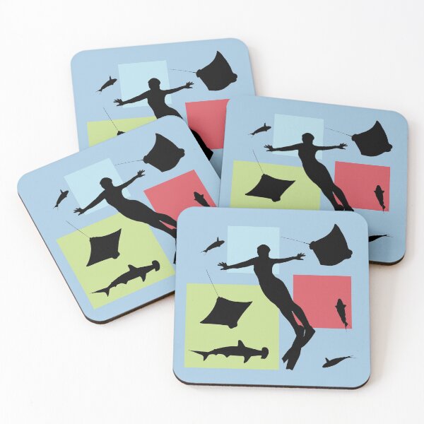 Item preview, Freediving Girl Exploring the Ocean World Marine Lives designed and sold by Arkneer.
