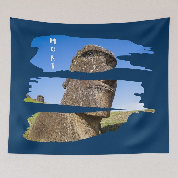 Item preview, Moai-Watchers of Easter Island designed and sold by goodguy53.