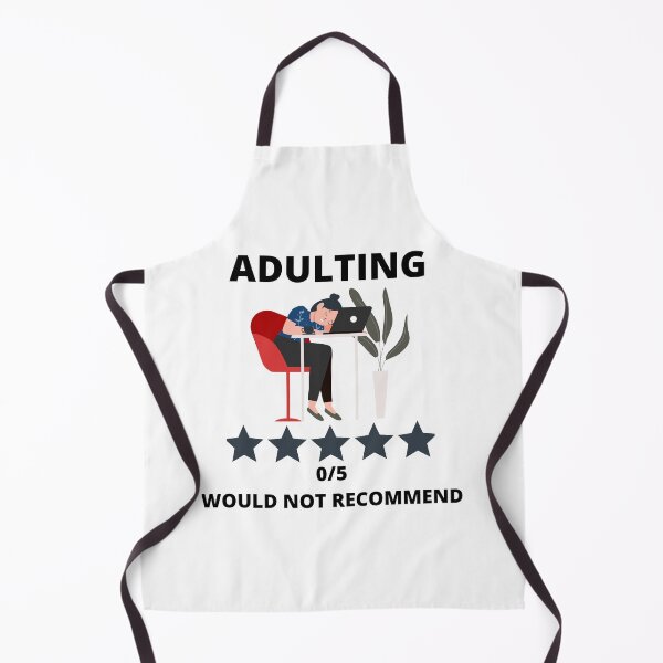 Artikelvorschau, Adulting würde nicht empfehlen 0/5 Sterne Exhausted Girl - Funny Adulthood Humor Meme entworfen und verkauft von Teetee94.