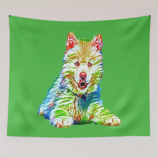 Item preview, Lovely Dog T-ShirtColorful Artistic Dog  designed and sold by Dkartdesign.