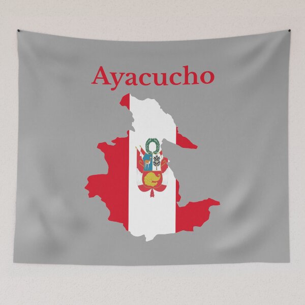 Item preview, Ayacucho Department Map Design, Peru designed and sold by marosharaf.