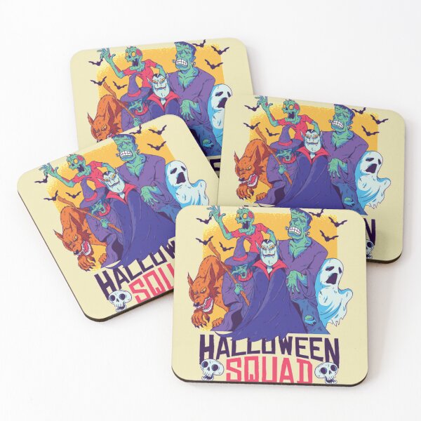Item preview, Halloween Monster Squad // Zombie, Witch, Vampire, Ghost, Werewolf, Frankenstein  designed and sold by Frederickzach92.