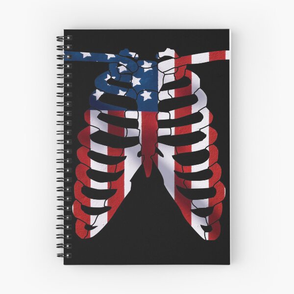 Artikelvorschau, Patriotisch bis auf die Knochen - amerikanische Flagge entworfen und verkauft von Kashear.