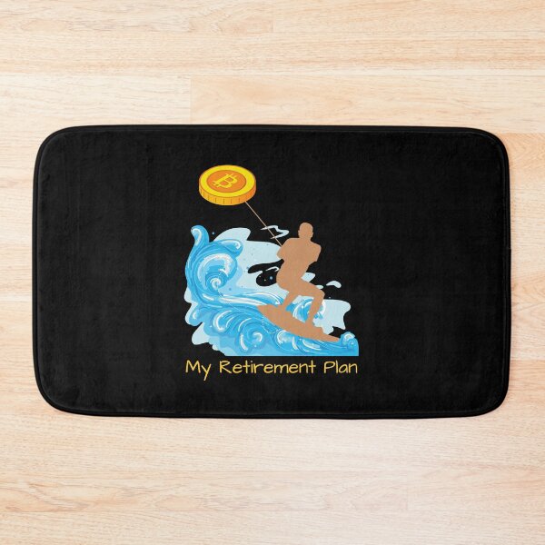 Item preview, Bitcoin My Retirement Plan Extreme Sport Wakeboard Crypto Gift designed and sold by DKA-2ndBoy.