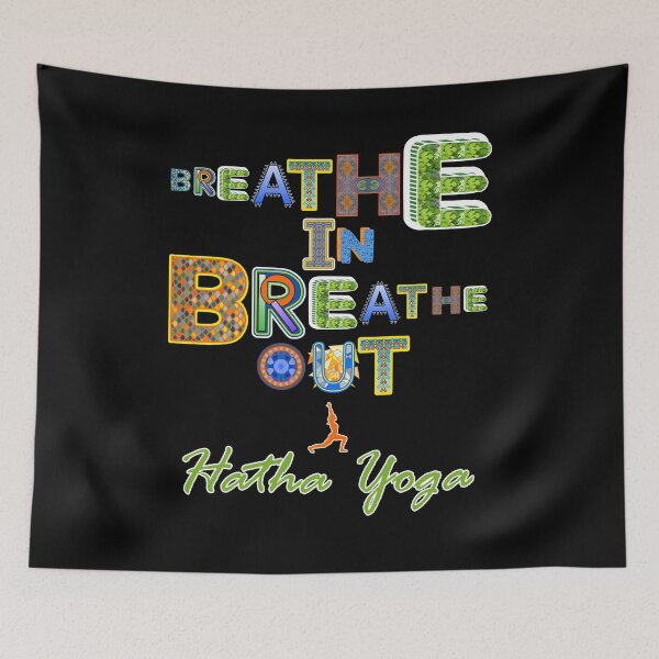 Item preview, Breathe In Breathe Out Hatha Yoga designed and sold by artfulnotebook.