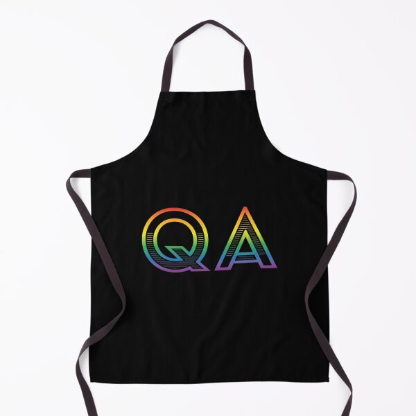 Item preview, QA - Quality Assurance (rainbow text) designed and sold by OlivDesignsCo.