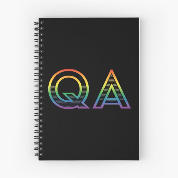 Item preview, QA - Quality Assurance (rainbow text) designed and sold by OlivDesignsCo.