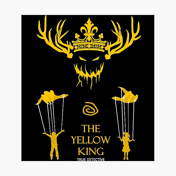 Lámina fotográfica «El verdadero detective del Rey Amarillo como un personaje tenso de todos los