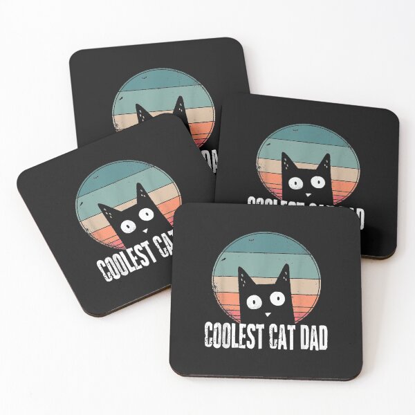 Item preview, Mens Cat Daddy Vintage Retro The Coolest Cat Dad Ever For Me 2021 Premium T-Shirt designed and sold by tinhpham.