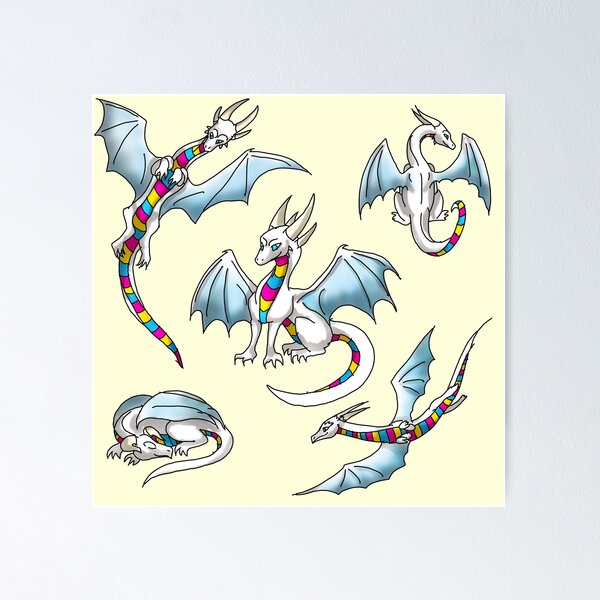 Item preview, Dragones Pan Pride designed and sold by LadyStarscales.