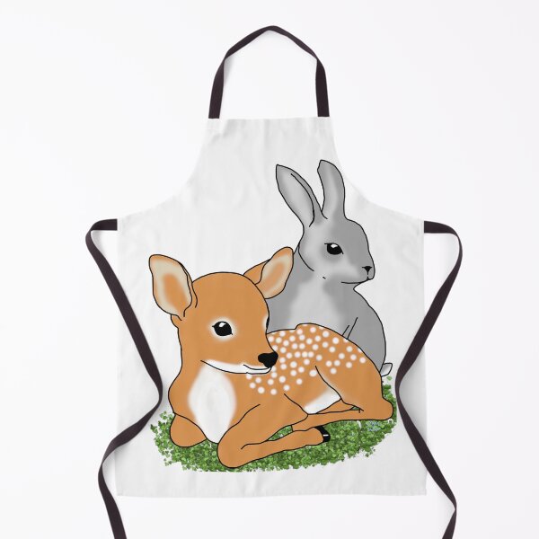 Item preview, Spring Babies with Fawn and Rabbit by Orikall designed and sold by HippieWorks.