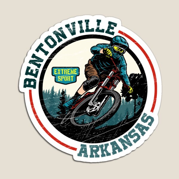 Item preview, Vintage Bentonville arkansas mountain biking designed and sold by Munchy Codex.
