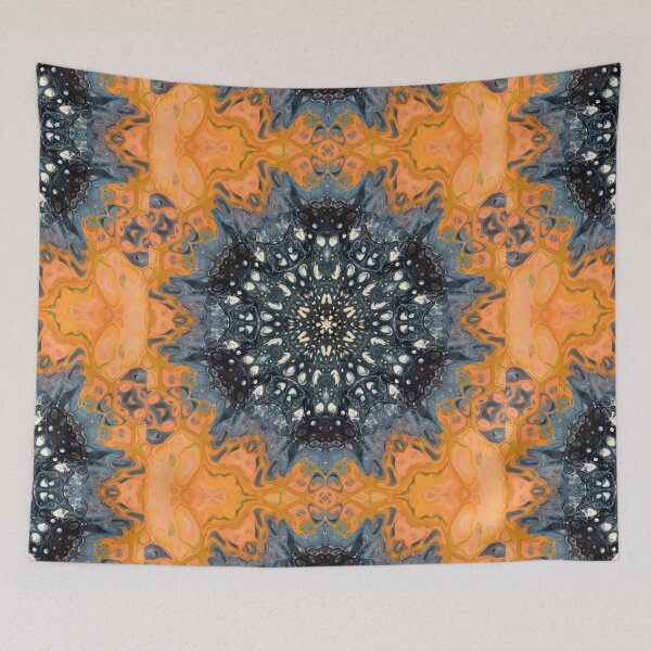 Item preview, Electric Orange and Blue Starburst designed and sold by J Odom.