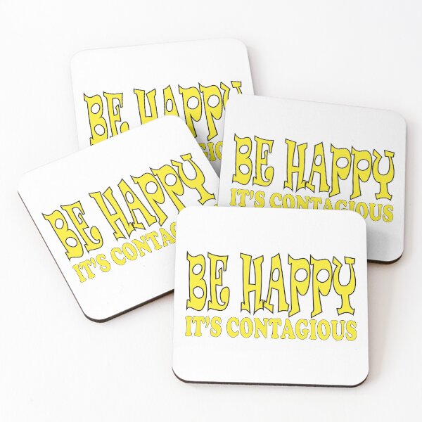 Item preview, Be Happy. It's Contagious. designed and sold by JockArts.