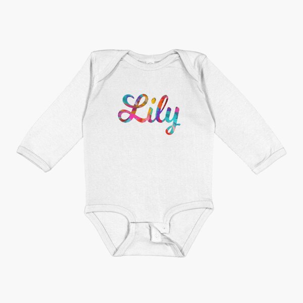 Item preview, Lily abstract painting girl's name designed and sold by ComicKitsch.