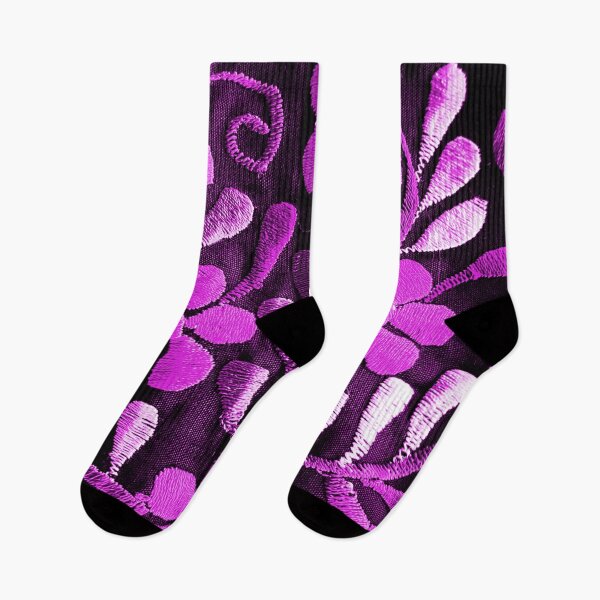 Aperçu de l'œuvre Broderie violette mexicaine créée et vendue par TinaSalazar.