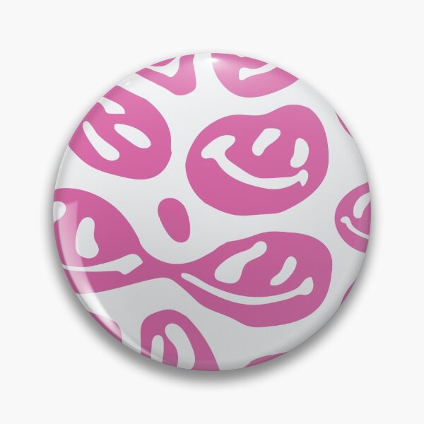 Item preview, Hot Pink Melted Smiley Faces designed and sold by aangieeee.