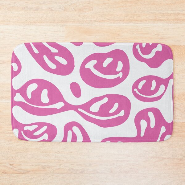 Item preview, Hot Pink Melted Smiley Faces designed and sold by aangieeee.