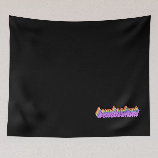 Item preview, Rainbow meme: Bomboclaat (repeated retro letters) designed and sold by Ofeefee.