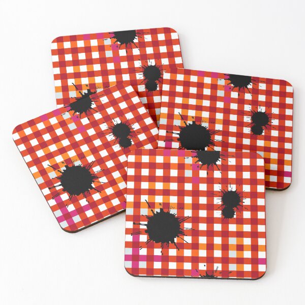 Item preview, Ink blots on Gingham designed and sold by MHen.