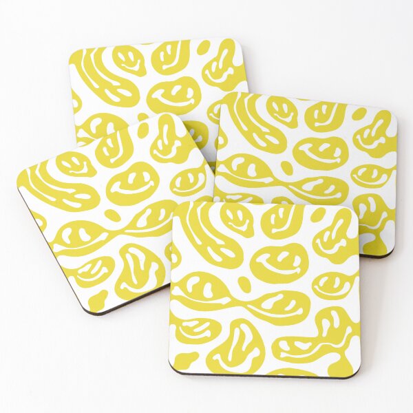 Item preview, Yellow Melted Smiley Faces designed and sold by aangieeee.