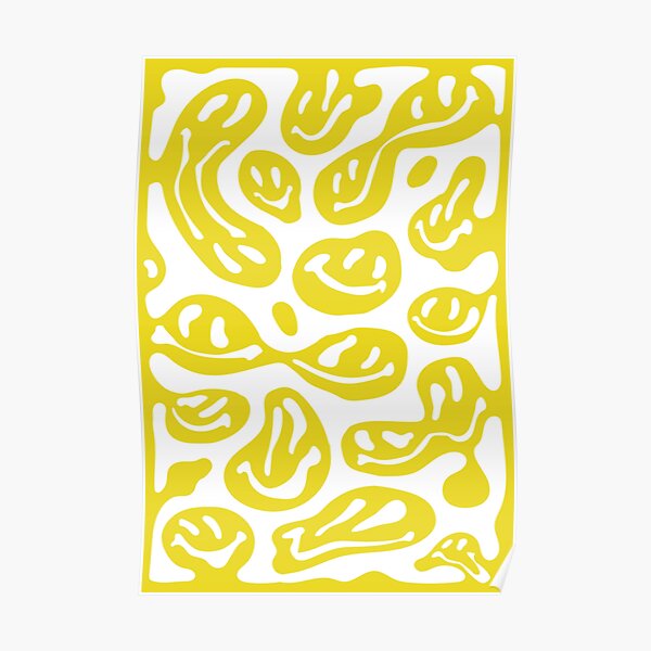 Yellow Melted Smiley Faces Yellow Melted Smiley Faces